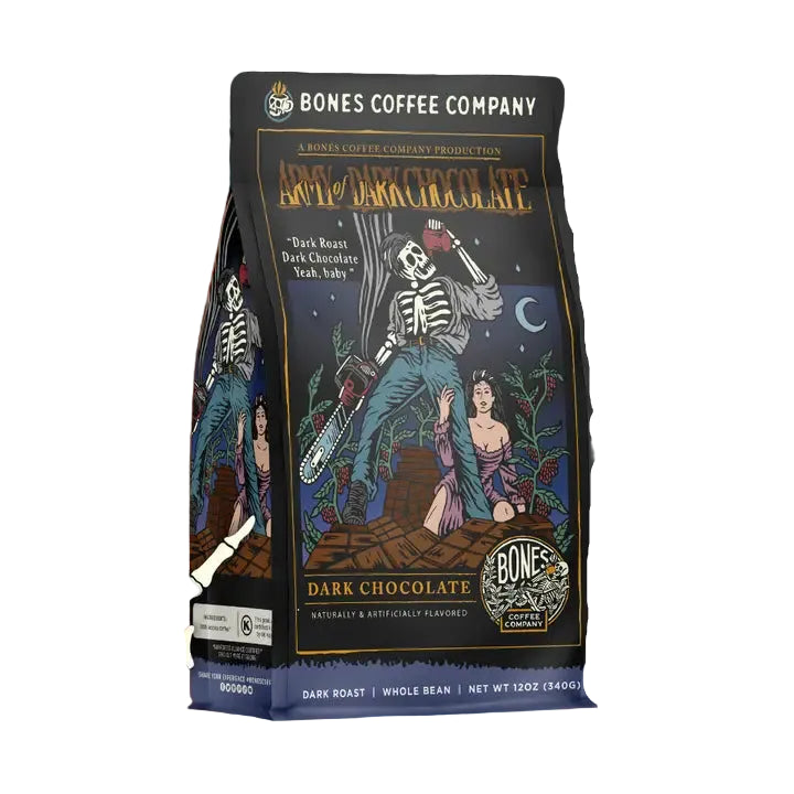 Bones Coffee Army of Dark Chocolate Coffee 12oz
