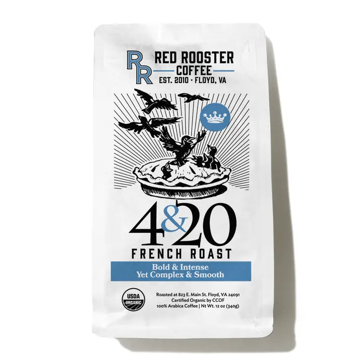 Red Rooster Coffee 4&20 French Roast 12oz
