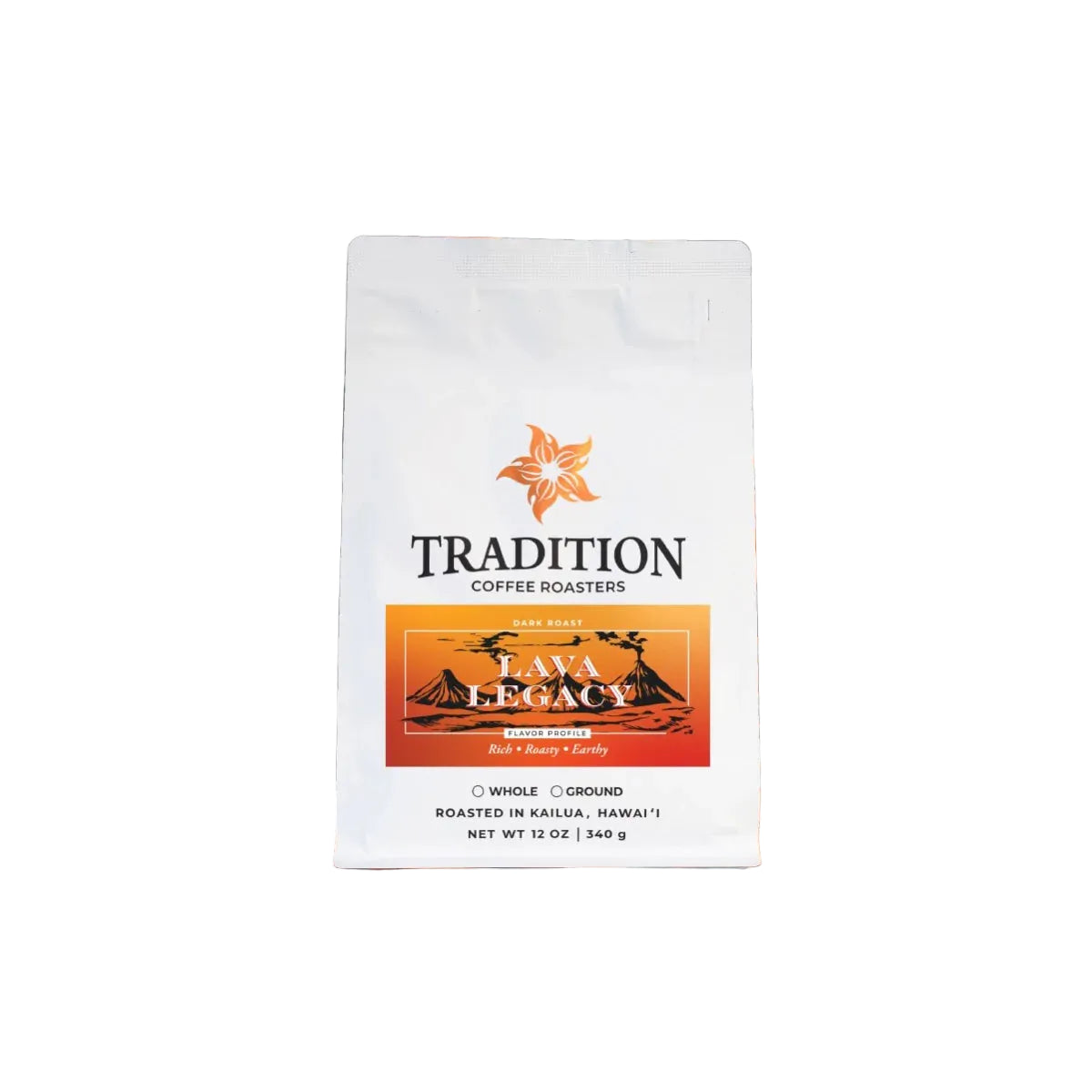 Traditional Coffee Lava Legacy: Dark 12oz