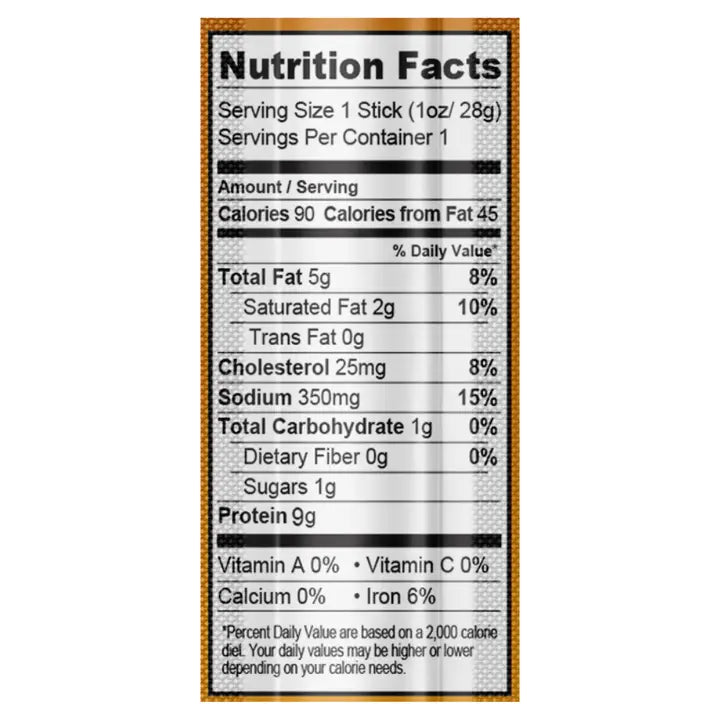 Hickory Nut Gap Original Grass-Fed Beef Sticks Single Stick