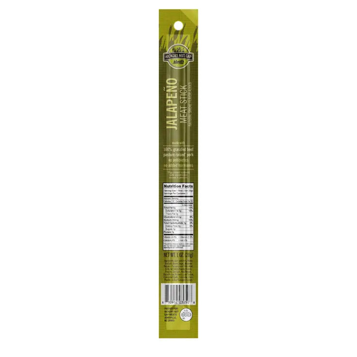 Hickory Nut Gap Jalapeño Grass-Fed Beef Sticks  Single Stick
