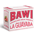 Bawi La Guayaba Sparkling Agua Fresca – Pink Guava, 12-Pack