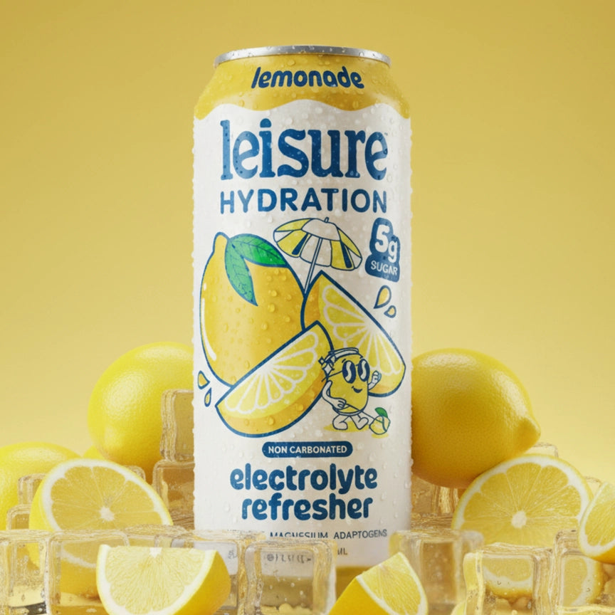 Leisure Lemonade Electrolyte Refresher 16 oz, 12-Pack