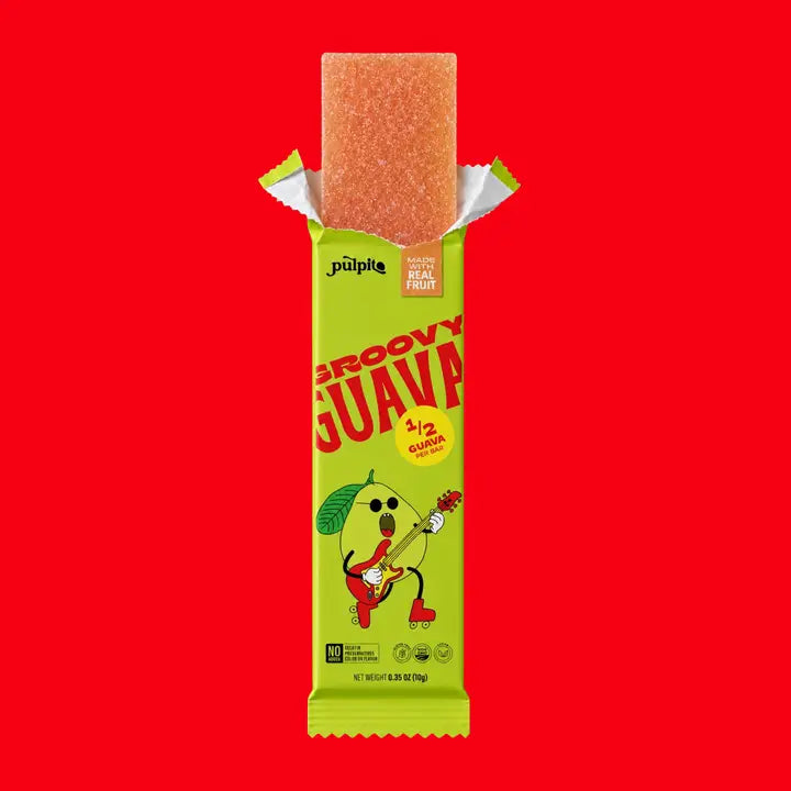 Pulpito Groovy Guava Fruit Bars  10-Pack
